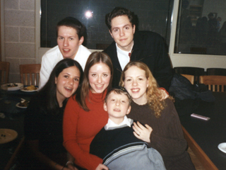 Susan's six children in 1998; photo scanned by Rich on February 13, 1998